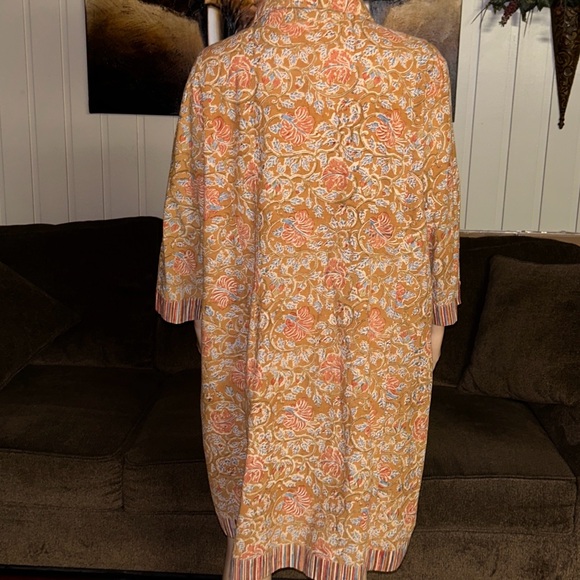 Marketplace • 1X-Large • Fall Colors • Brown/Beige • Embroidery • Floral • Dress - Picture 9 of 13